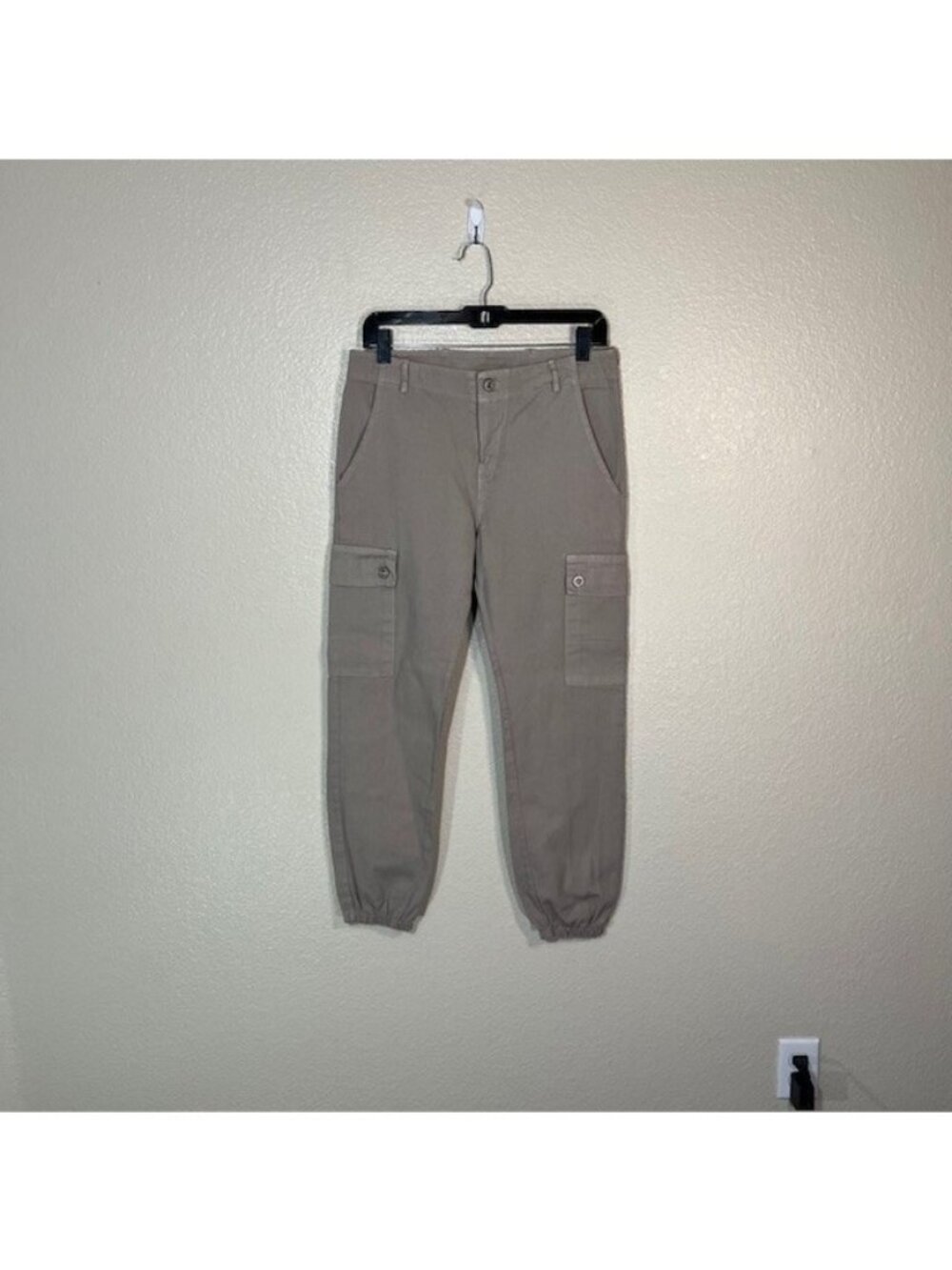 Venti6 Pants Womens 29 x 26 Jogger Cargo Chinos Beige